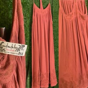 Free People Coral Maxi Dress